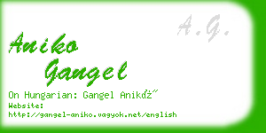 aniko gangel business card